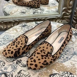 Prada Calf Hair Flats